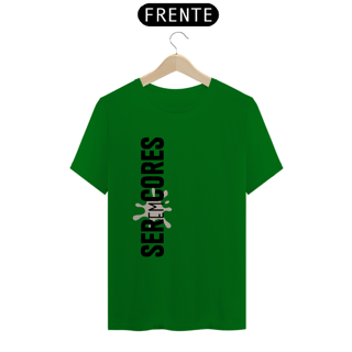 Nome do produto Camiseta Seremcores em preto vertical