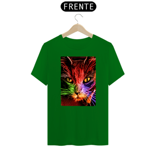 Nome do produto Camiseta Graffiti Gato Neon