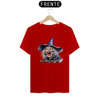Nome do produto Camiseta de Bruxa - Eu odeio chuchu