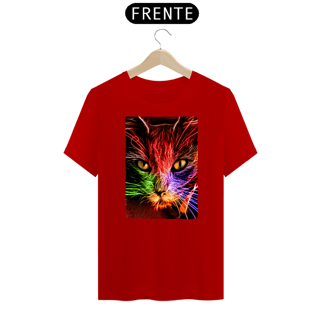 Nome do produto Camiseta Graffiti Gato Neon