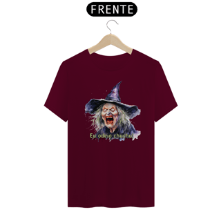 Nome do produto Camiseta de Bruxa - Eu odeio chuchu