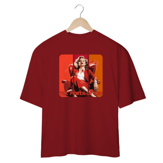 Nome do produto Oversized The power of red