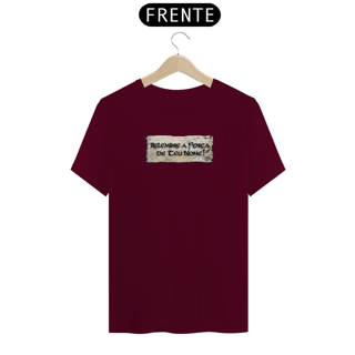 Nome do produto Camiseta Nosghoriana Relembre a força de teu nome (tarja)