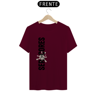 Nome do produto Camiseta Seremcores em preto vertical