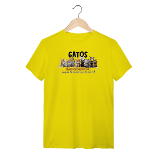 Nome do produto Camiseta Gatos - Deixei vc me adotar