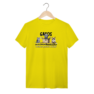 Nome do produto Camiseta Gatos só querem a caixa