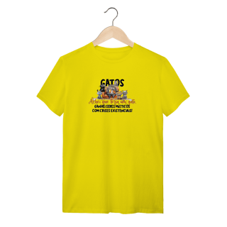 Nome do produto Camiseta Gatos - Seres Místicos!