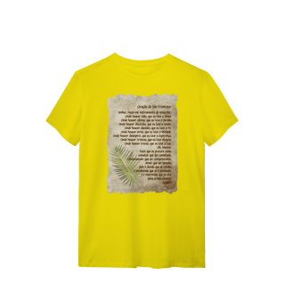 Nome do produtoCamiseta Oração de São Francisco (Boho)