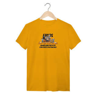 Nome do produto Camiseta Gatos - Seres Místicos!