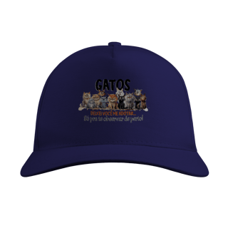 Nome do produto Boné Gatos - Deixei vc me adotar