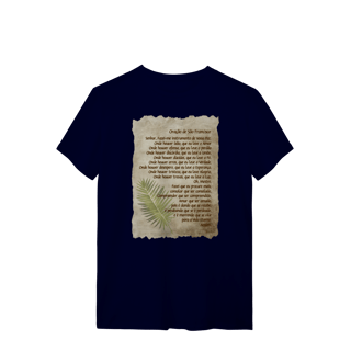 Nome do produtoCamiseta Oração de São Francisco (Boho)