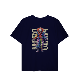 Nome do produtoCamiseta PLUS Halloween Medo de Palhaço 3