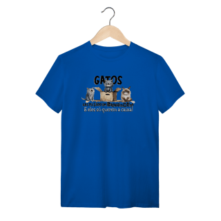 Nome do produto Camiseta Gatos só querem a caixa