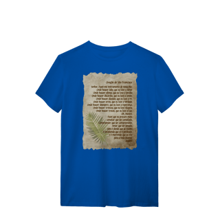 Nome do produtoCamiseta Oração de São Francisco (Boho)