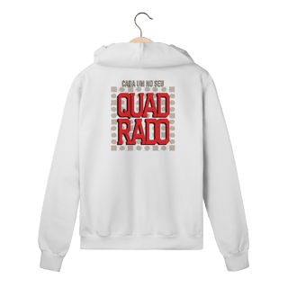 Nome do produto Moletom Zíper Cada um no seu quadrado