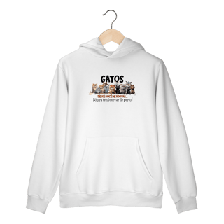 Moletom canguru Gatos - Deixei vc me adotar
