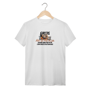 Nome do produto Camiseta Gatos - Seres Místicos!