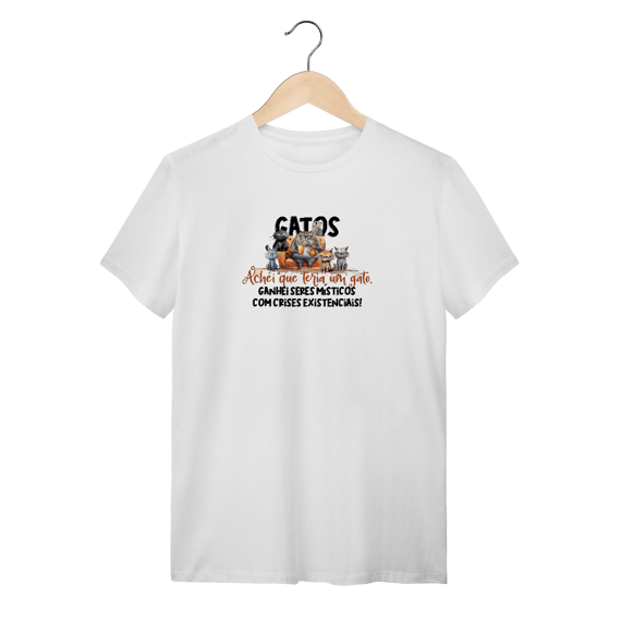 Camiseta Gatos - Seres Místicos
