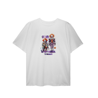 Nome do produtoCamiseta PLUS Halloween Tá Medinho