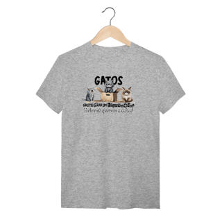 Nome do produto Camiseta Gatos só querem a caixa
