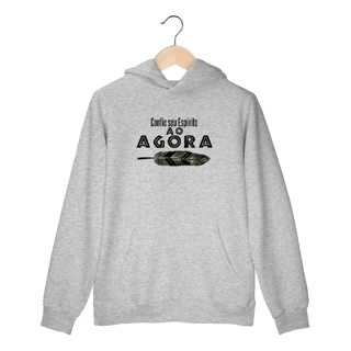 Nome do produtoMoletom canguru Confie seu espírito ao agora