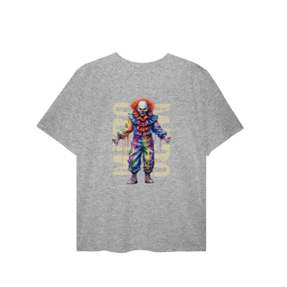 Nome do produtoCamiseta PLUS Halloween Medo de Palhaço 3