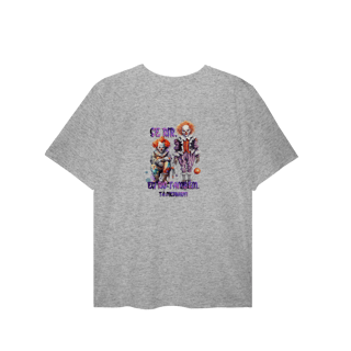 Nome do produtoCamiseta PLUS Halloween Tá Medinho