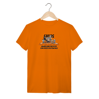 Nome do produto Camiseta Gatos - Seres Místicos!