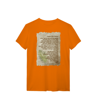Nome do produtoCamiseta Oração de São Francisco (Boho)