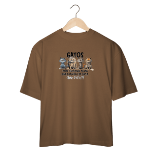 Nome do produto Camiseta Oversized Gatos - Que Fofo!