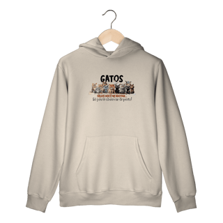 Nome do produto Moletom canguru Gatos - Deixei vc me adotar