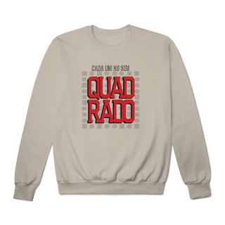 Nome do produto Blusão moletom Cada um no seu quadrado
