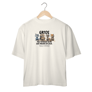 Nome do produto Camiseta Oversized Gatos - Que Fofo!
