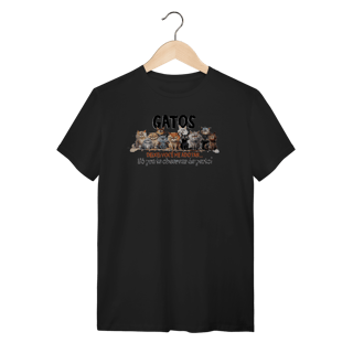 Nome do produto Camiseta Gatos - Deixei vc me adotar