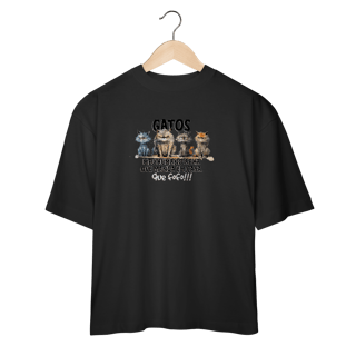Nome do produto Camiseta Oversized Gatos - Que Fofo!