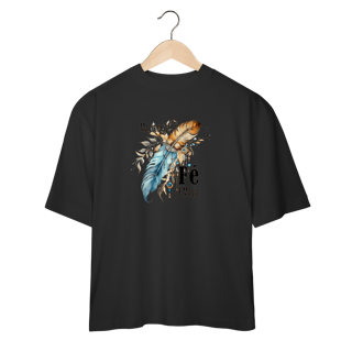 Nome do produtoCamiseta Oversized Fé é Magia