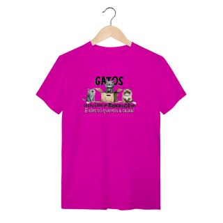 Nome do produto Camiseta Gatos só querem a caixa