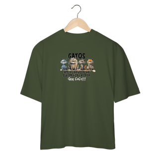 Nome do produto Camiseta Oversized Gatos - Que Fofo!