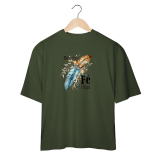 Nome do produtoCamiseta Oversized Fé é Magia