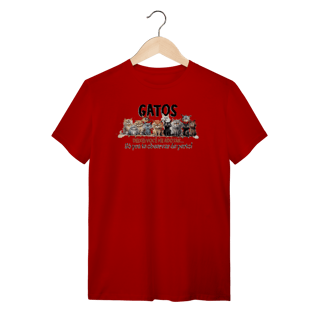 Nome do produto Camiseta Gatos - Deixei vc me adotar