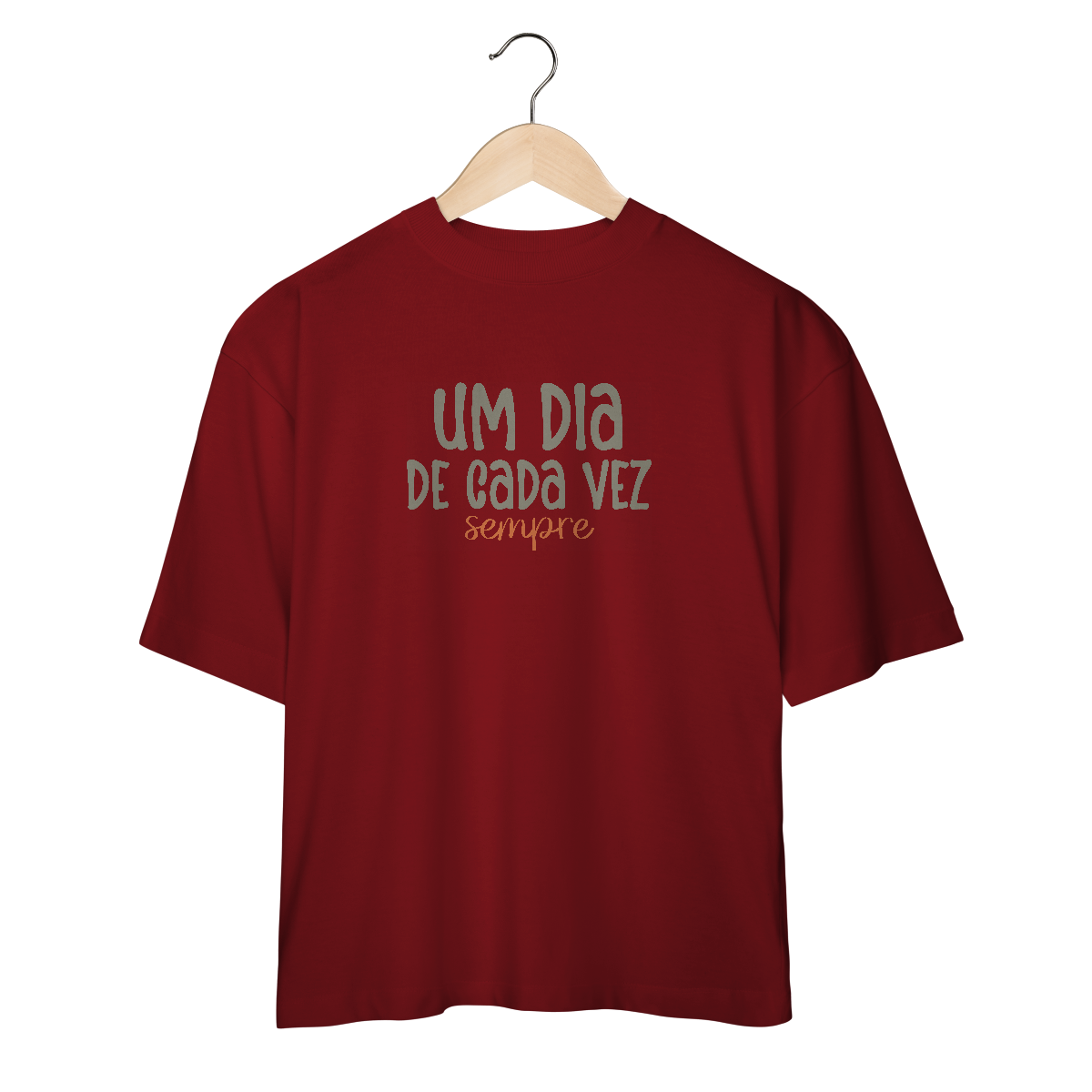 Nome do produto: Oversized Um dia de cada vez.