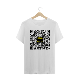 Nome do produtoCamiseta QRCode Seja Feliz