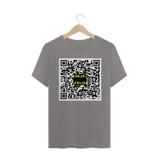 Nome do produtoCamiseta QRCode Seja Feliz