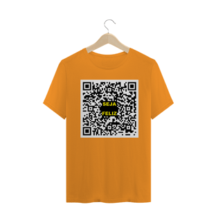 Nome do produtoCamiseta QRCode Seja Feliz