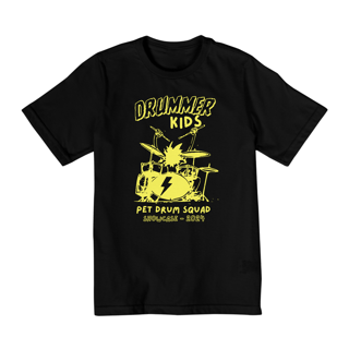 CAMISETA DRUMMER KIDS KIDS / AMARELO (10 - 14 anos)