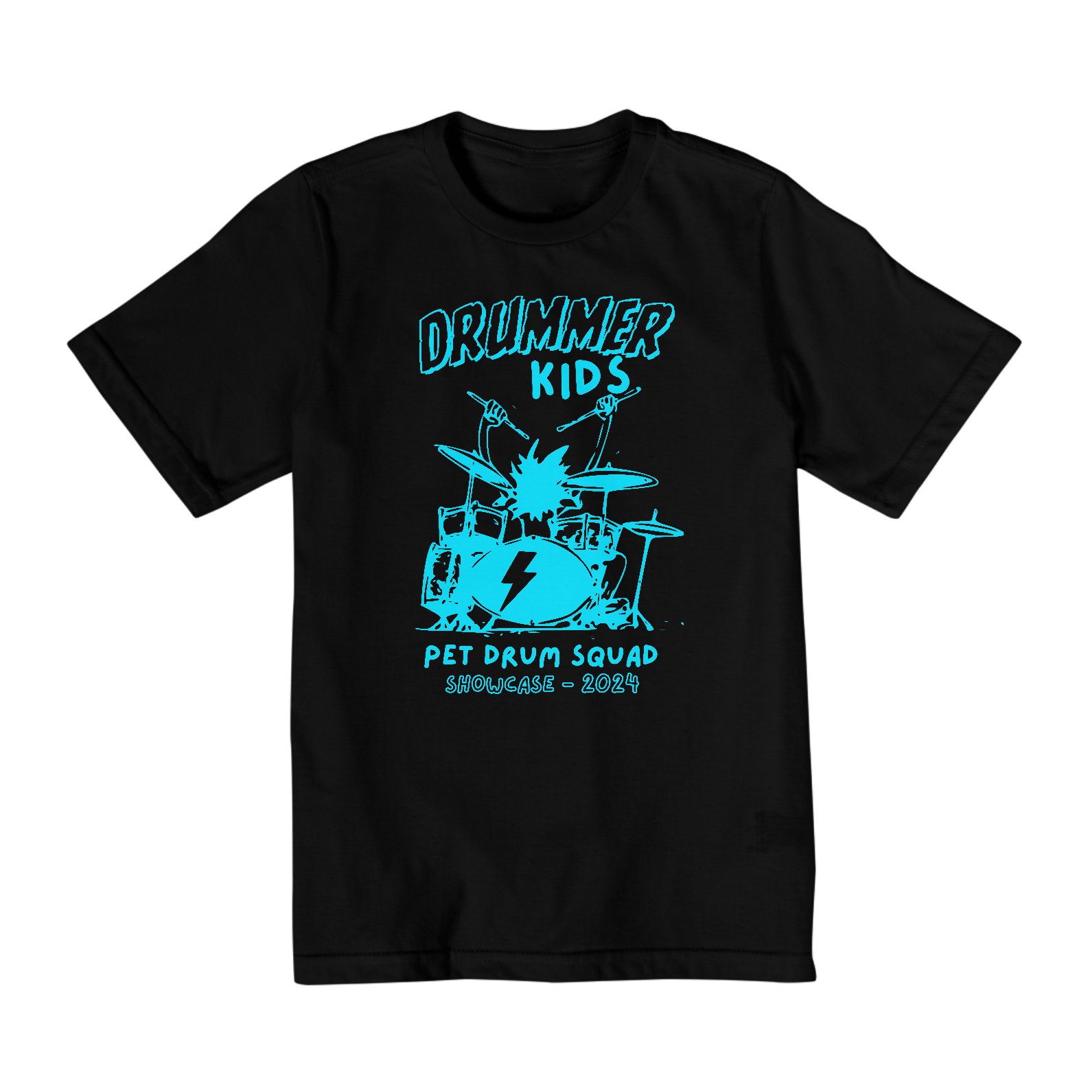 CAMISETA DRUMMER KIDS / AZUL (10 - 14 anos)