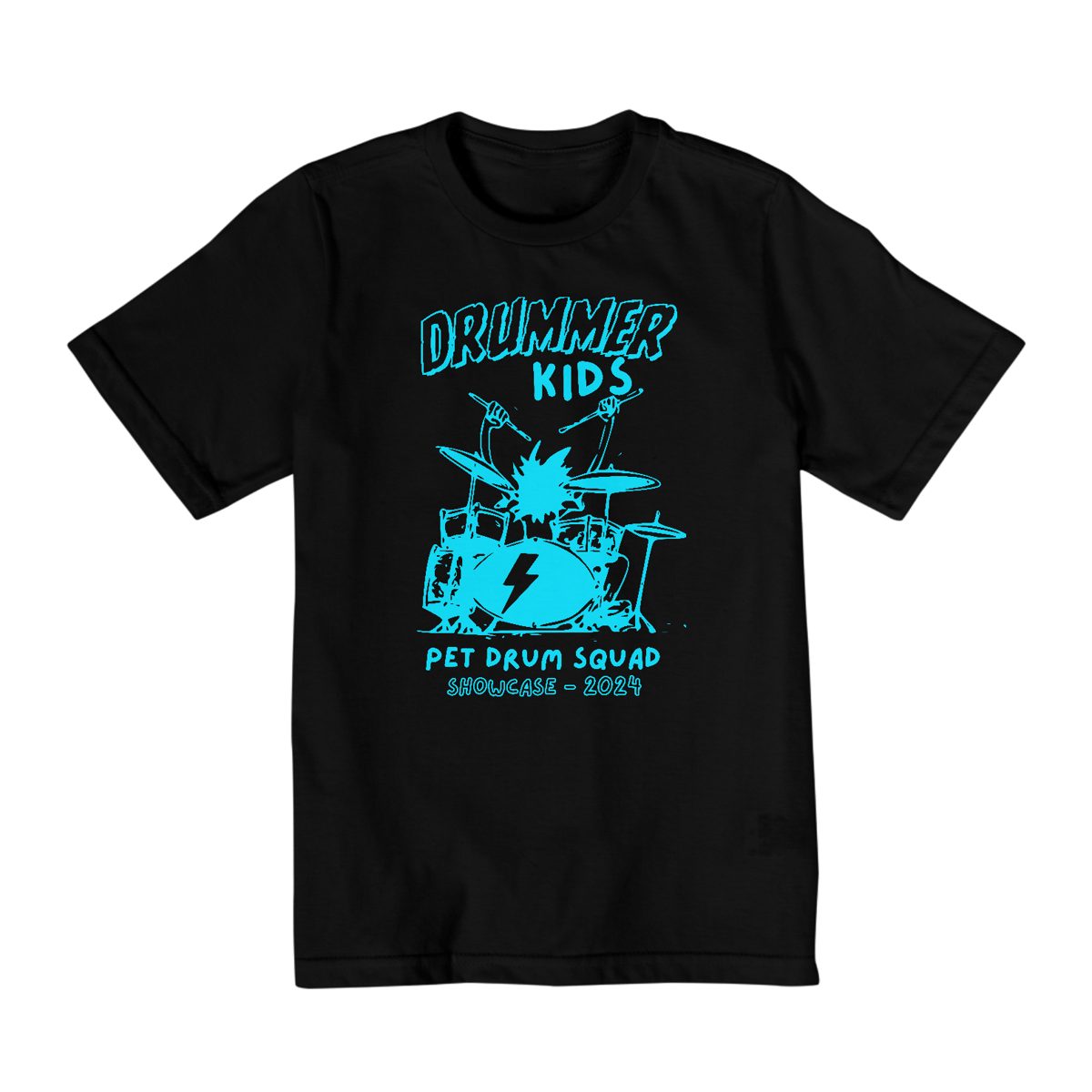 Nome do produto: CAMISETA DRUMMER KIDS / AZUL (10 - 14 anos)