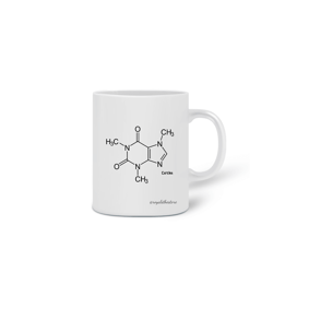Caneca Molécula da Cafeína
