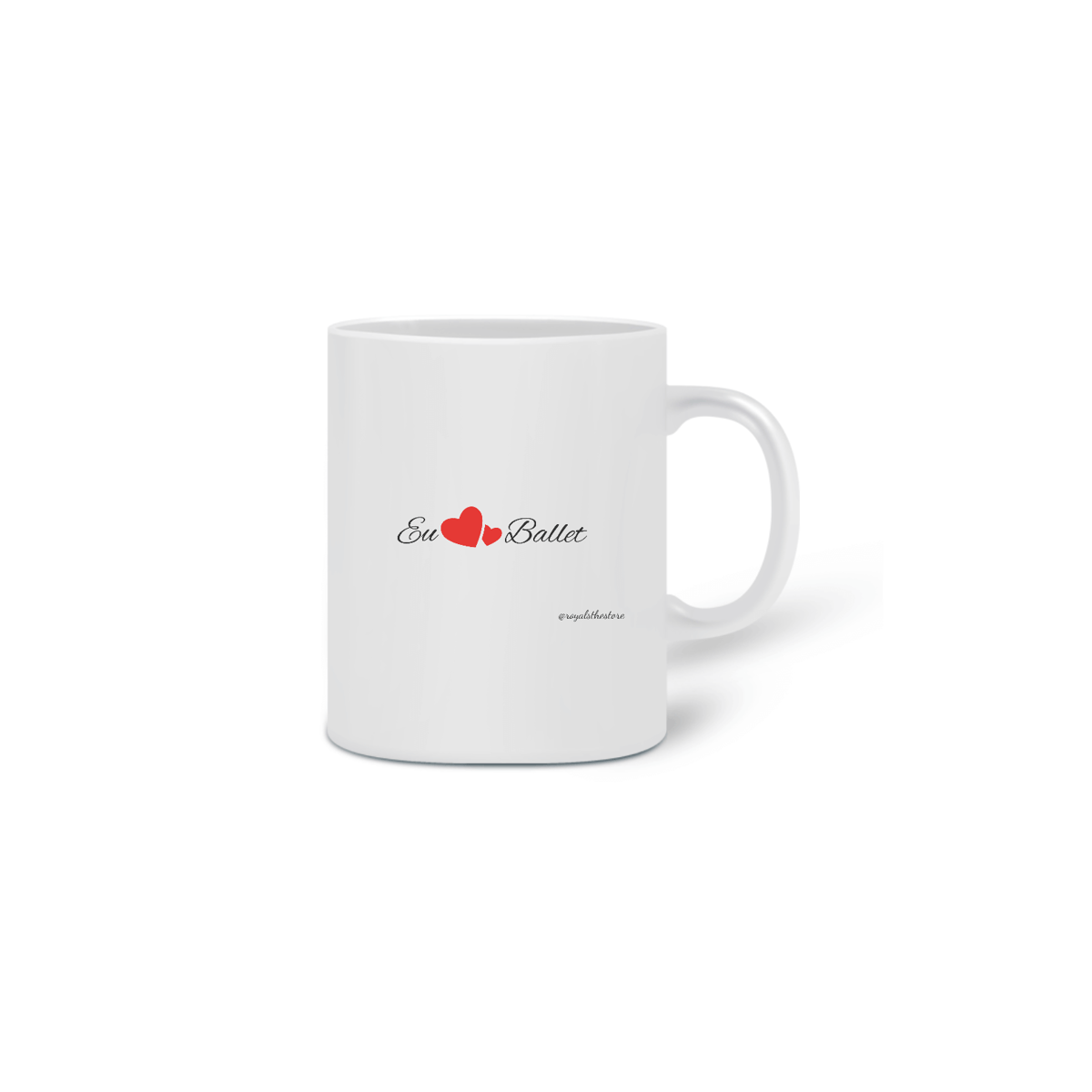 Nome do produto: Caneca Eu amo Ballet