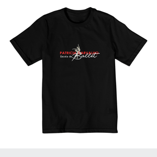 Nome do produtoCamiseta Infantil Preta Escola de Ballet Patricia Carvalho